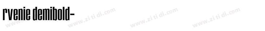 rvenie demibold字体转换